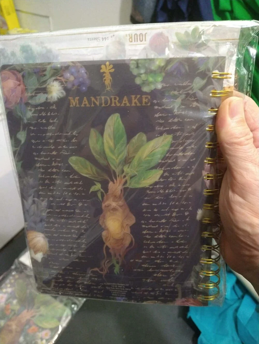 Harry Potter Mandrake Root Journal new in package